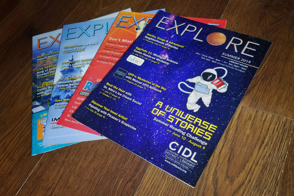 CIDL EXPLORE Newsletter Covers and Editions