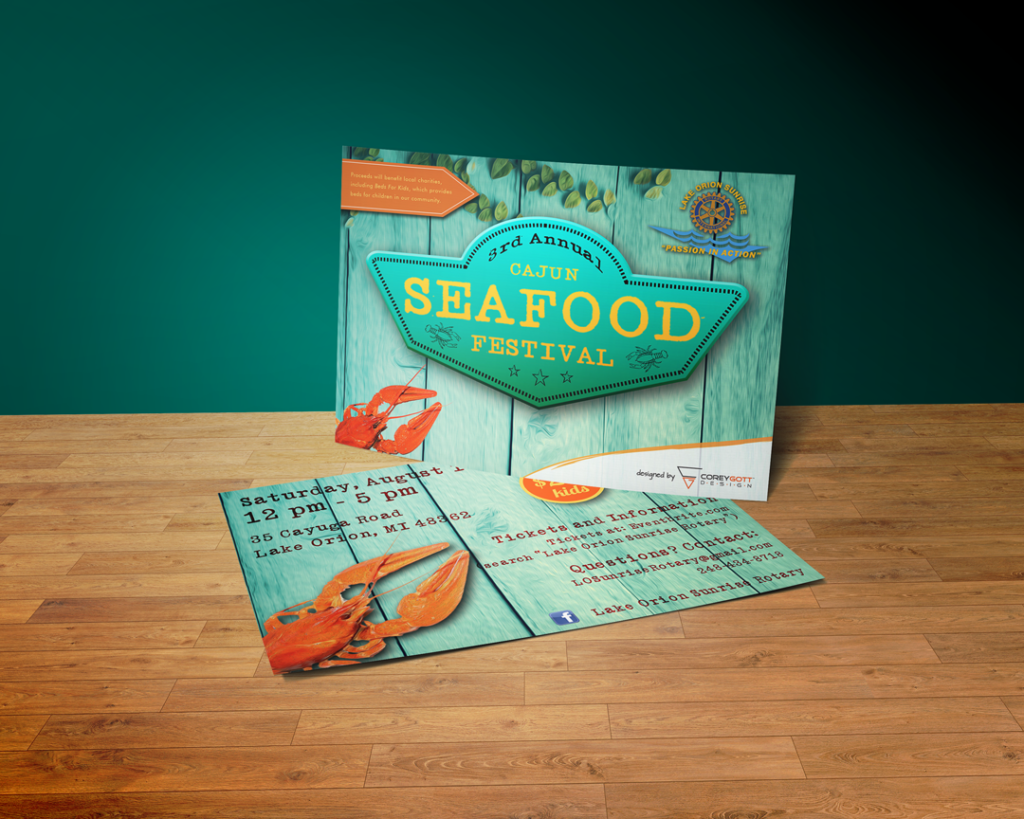 Lake Orion Rotary Seafood Festival Postcard