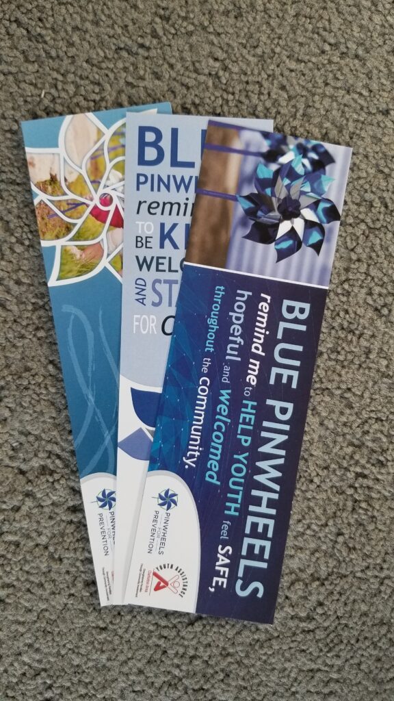 Pinwheels bookmarks