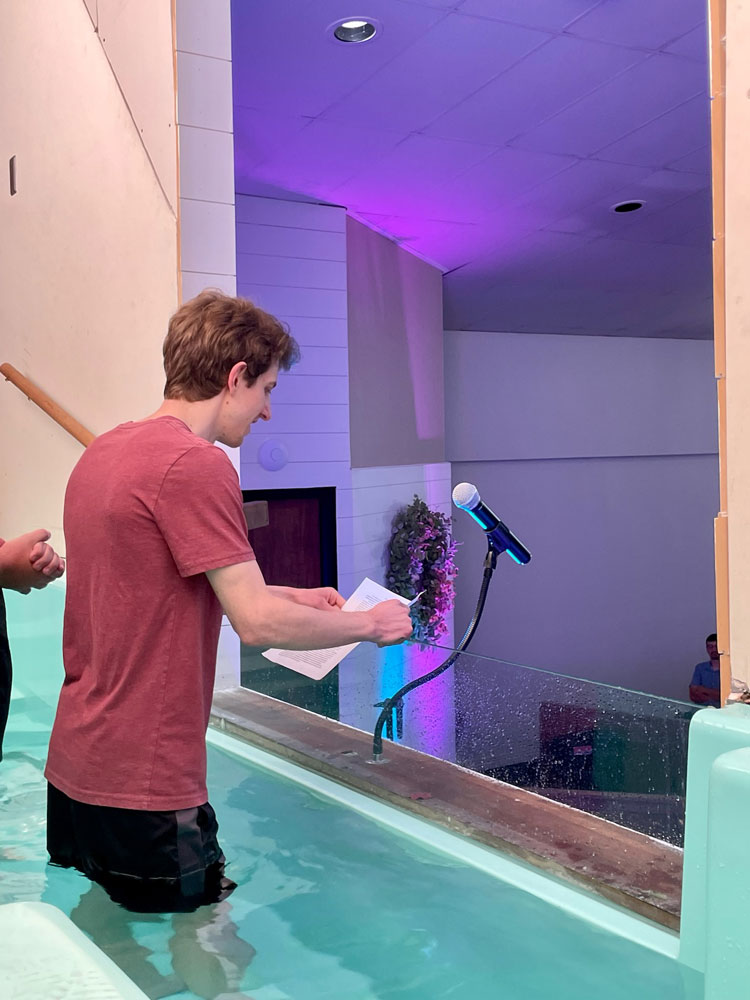 CG baptism testimonyReading